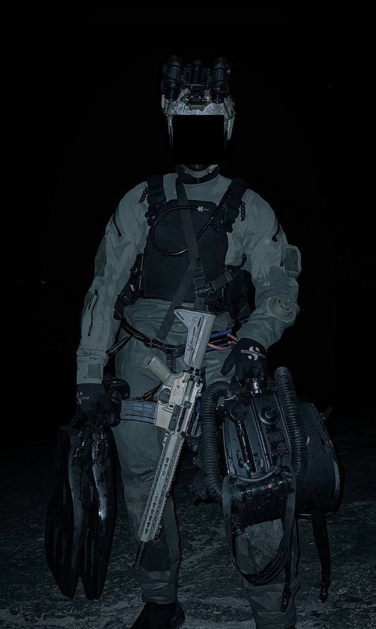 Ukrainian Omega Special Purpose Center diver shares a message