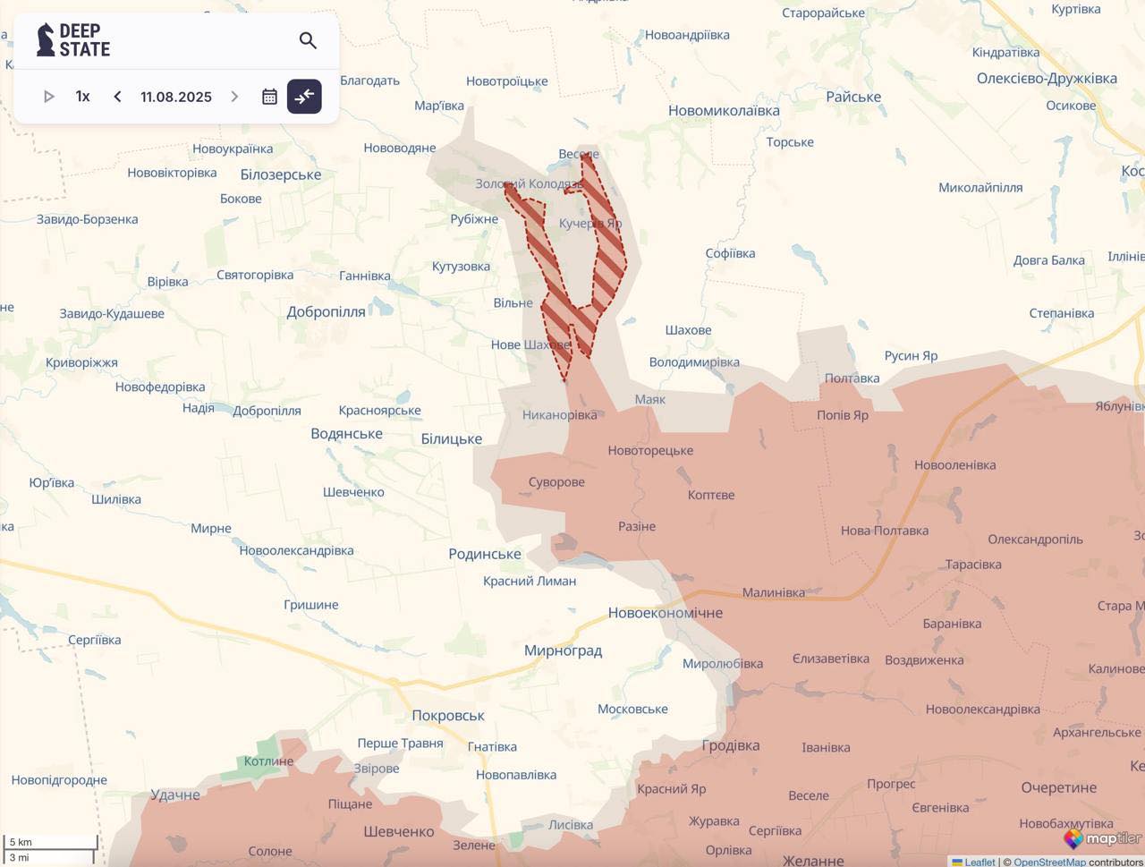 Russian forces break through Ukrainian defenses near Dobropillya