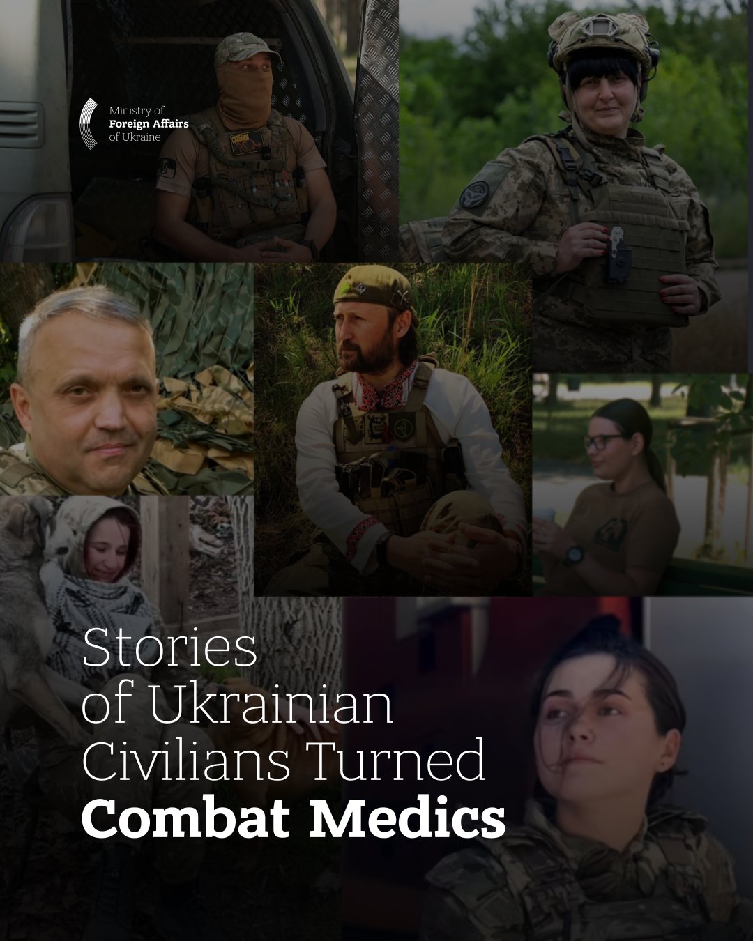 Ukrainians with civilian jobs become combat medics saving lives