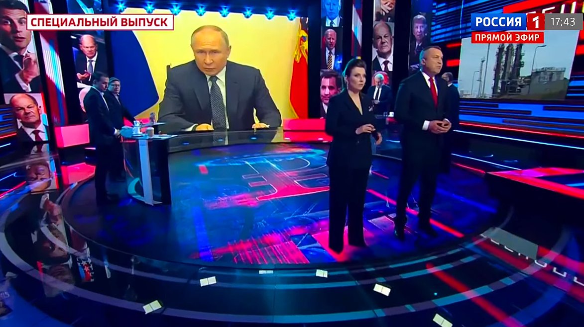 Russian TV host boasts sanctions won’t stop tanks, propagandists embrace war