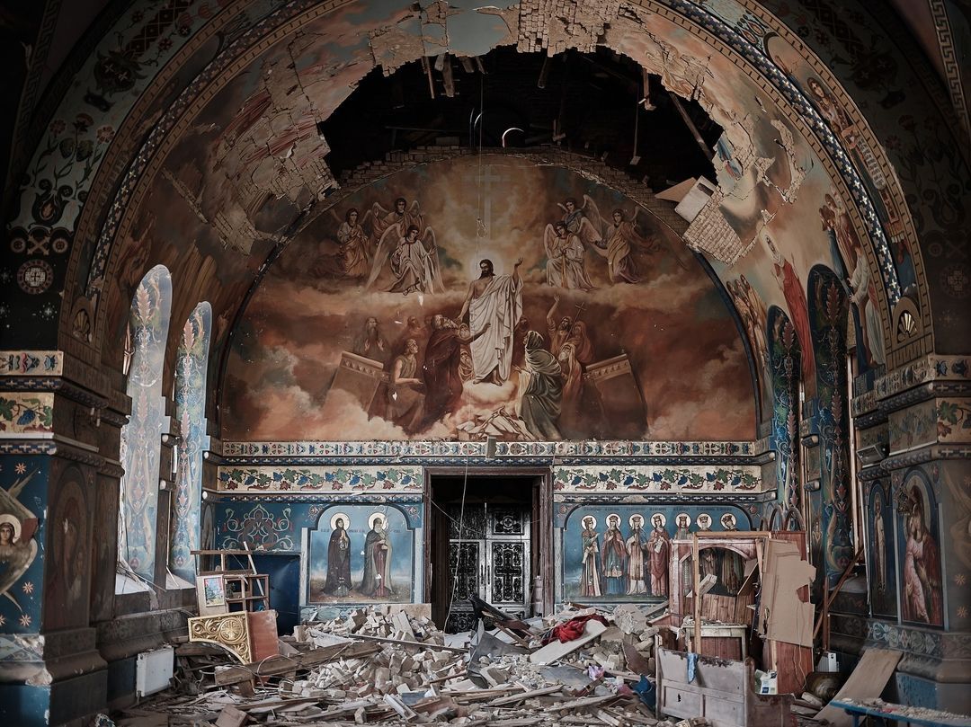 Five ancient churches destroyed by Russian artillery