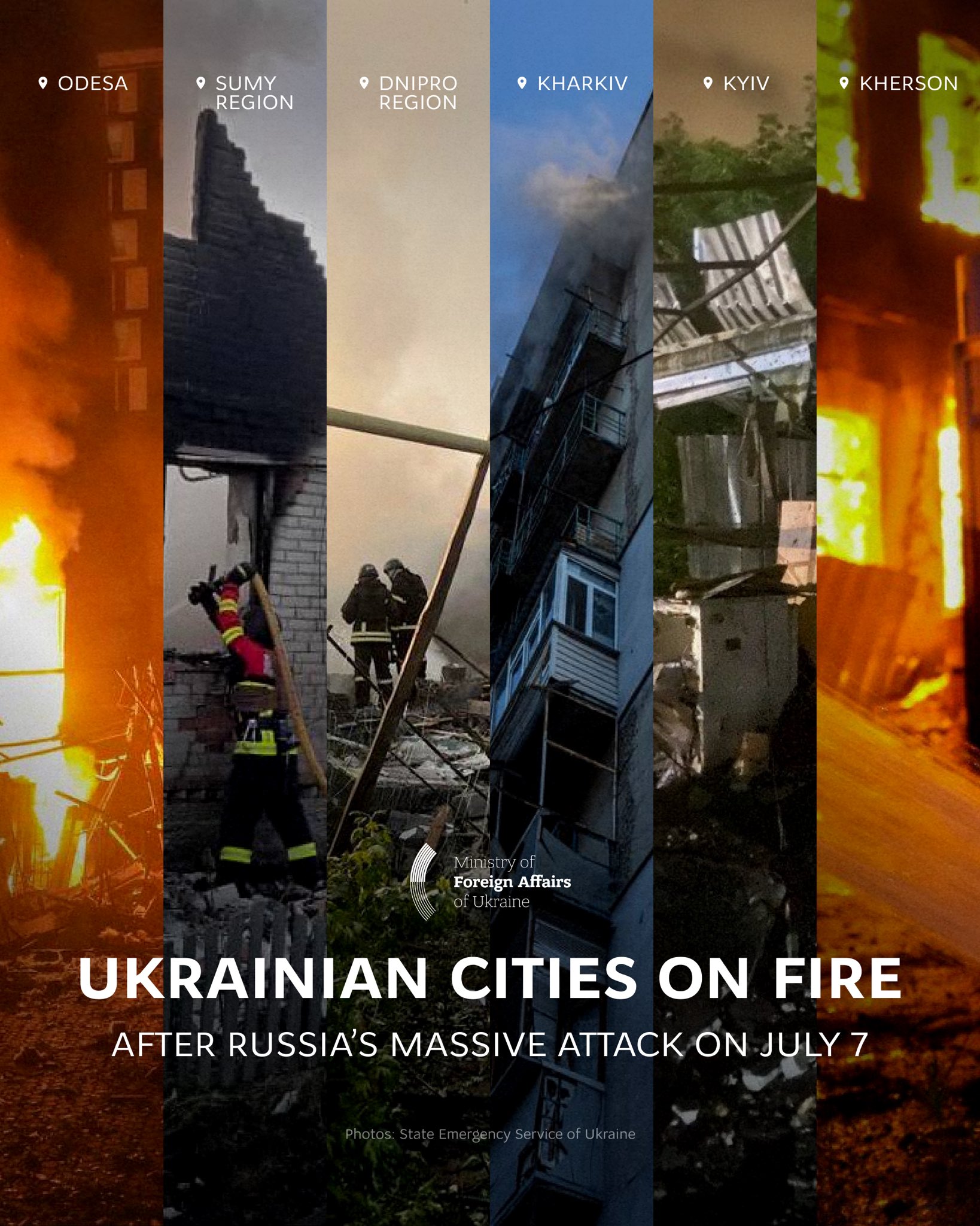Russia launches overnight attacks on six Ukrainian regions, killing three