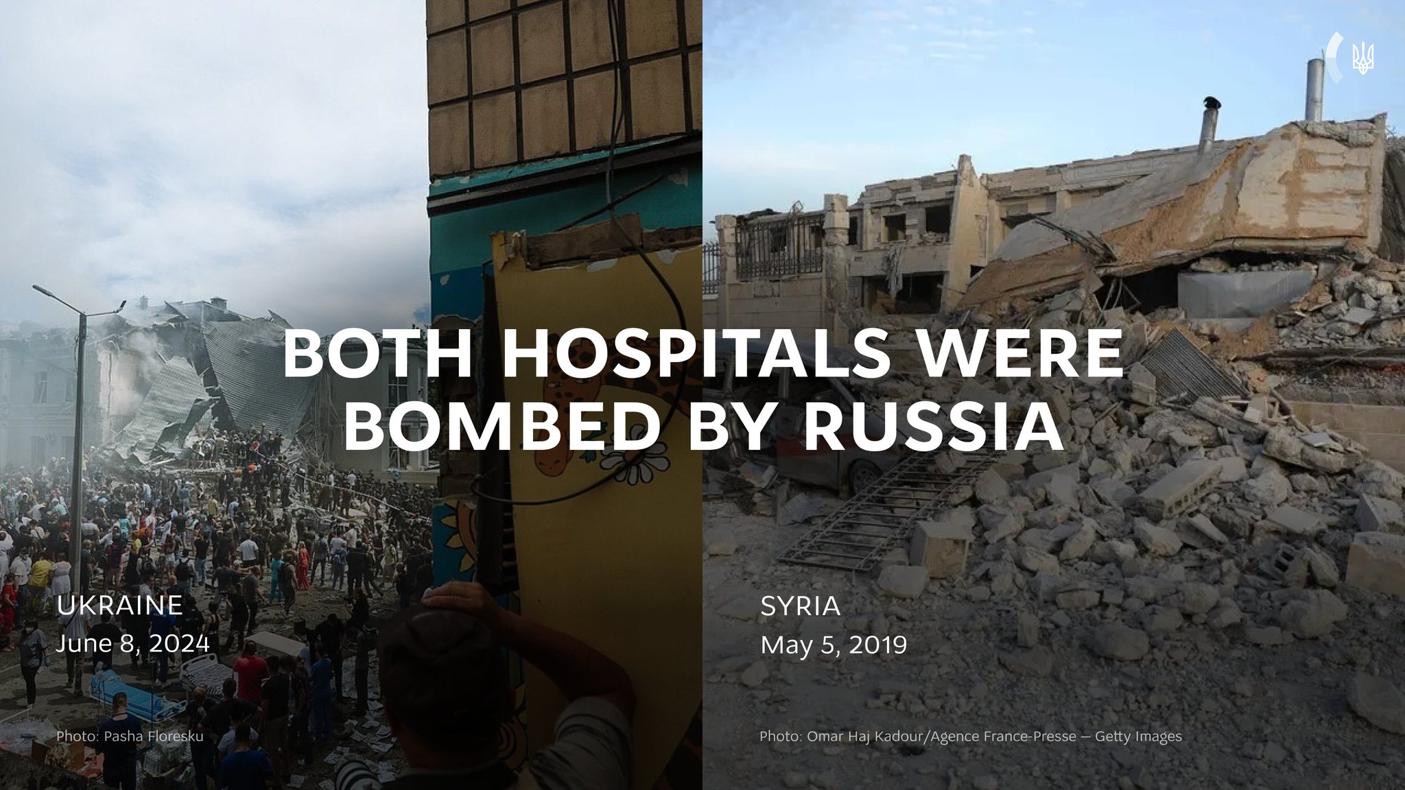 Russia bombs hospitals in Syria and Ukraine using same tactic
