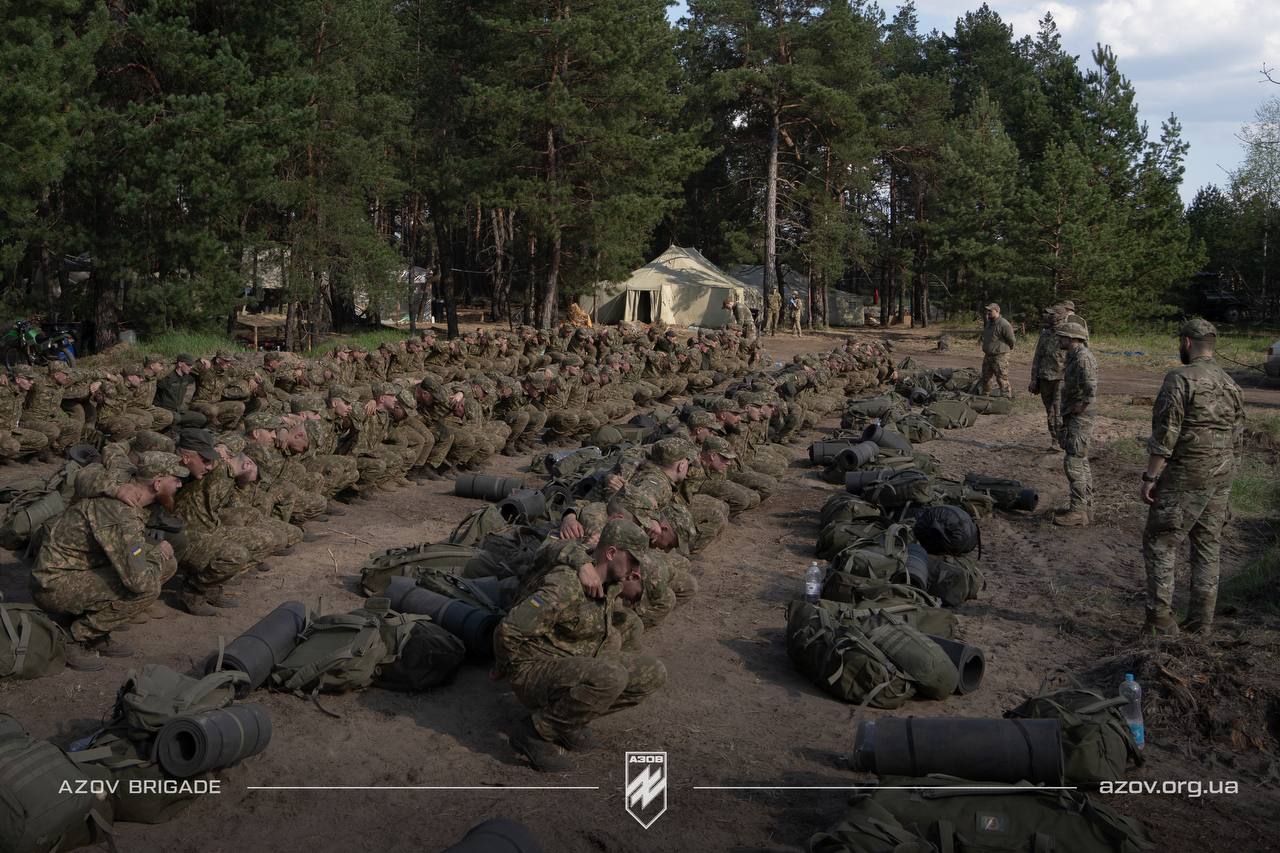 Azov Brigade new recruit training