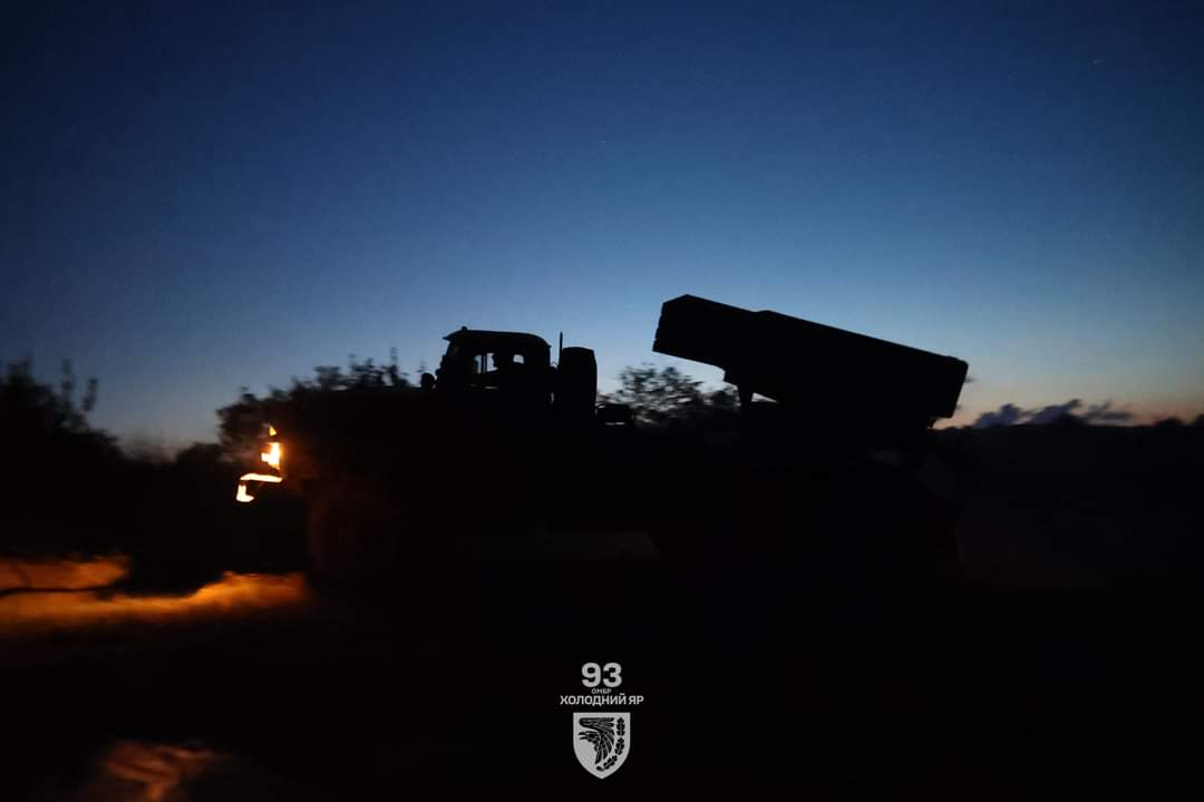 93rd Brigade Artillery Defends Infantry on the Frontline from Enemy Assaults
