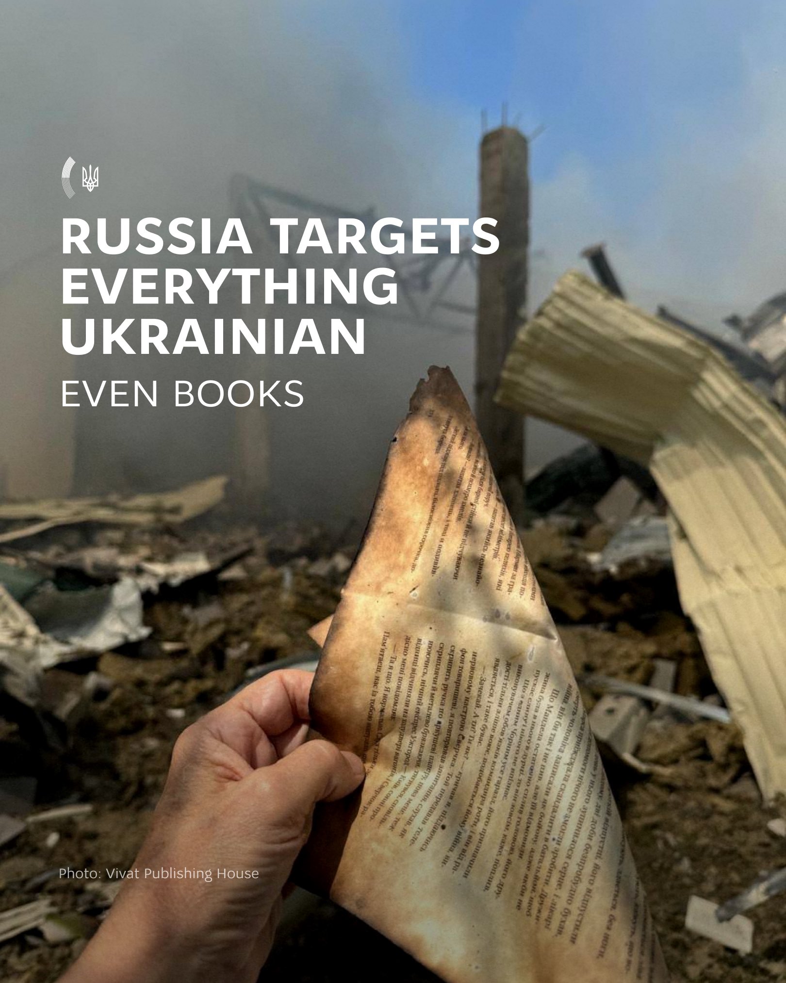 Russia tortures writers and burns books; arm Ukraine now