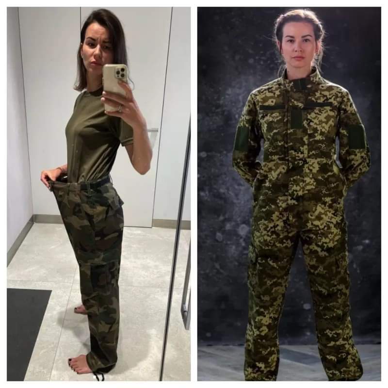 Ukrainian servicewomen receive first standard military uniforms