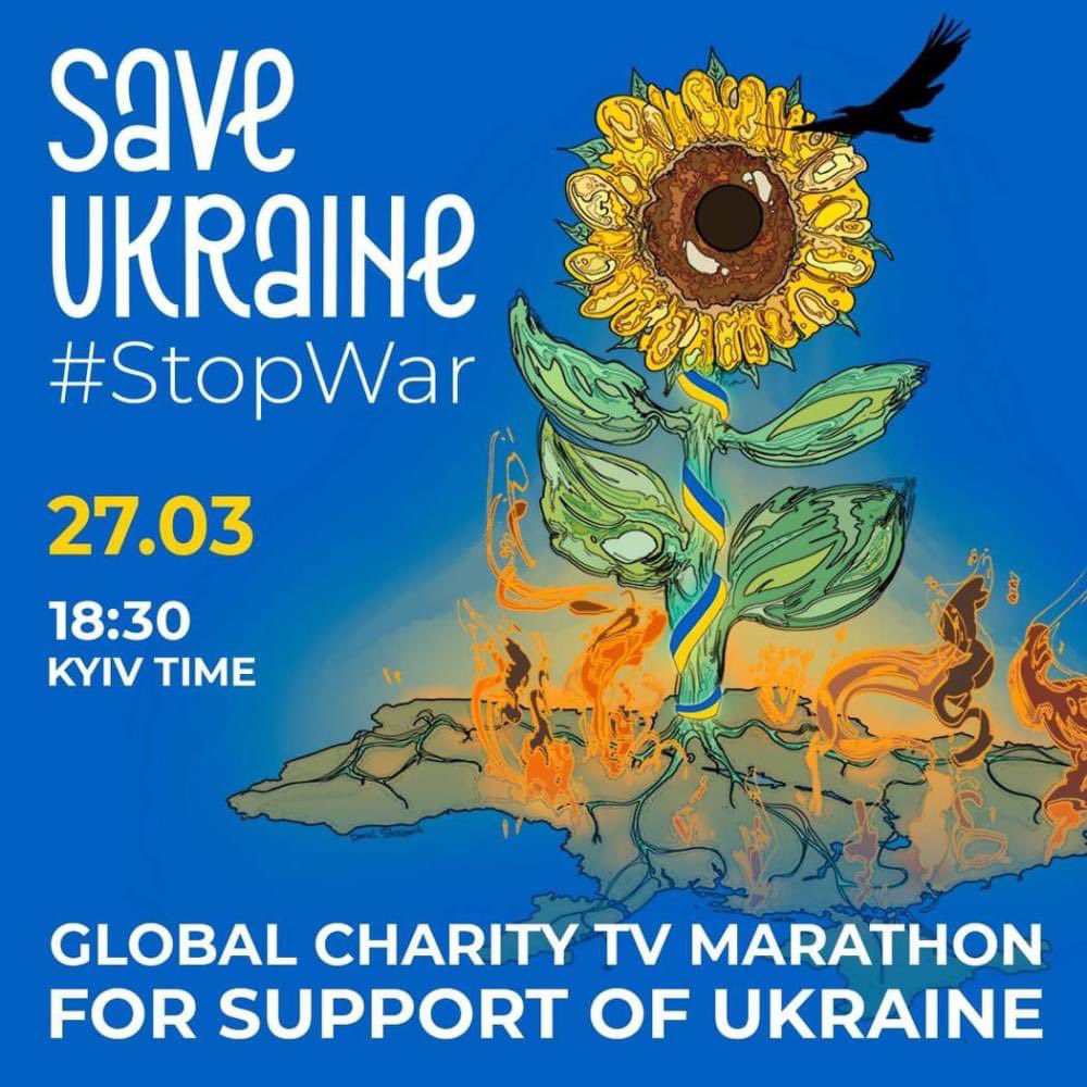 Ukraine TV marathon broadcast live on Facebook and YouTube