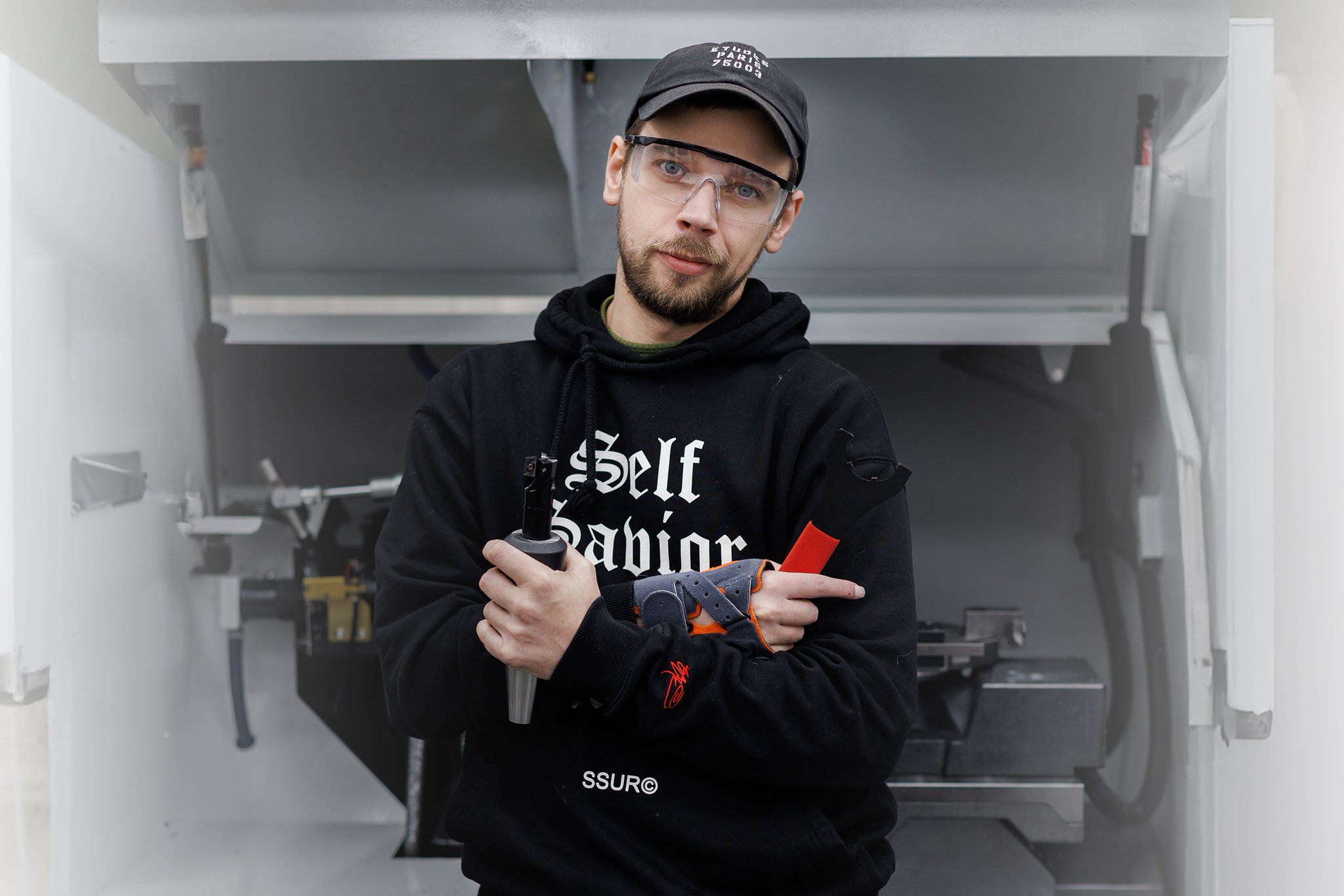 Ukrainian veteran Yegor trains as CNC operator after injury