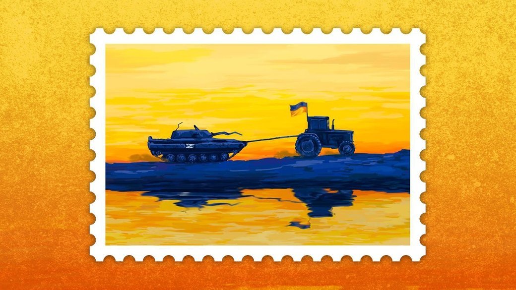 New Ukrainian stamp “Good evening, we are from Ukraine” available July 28