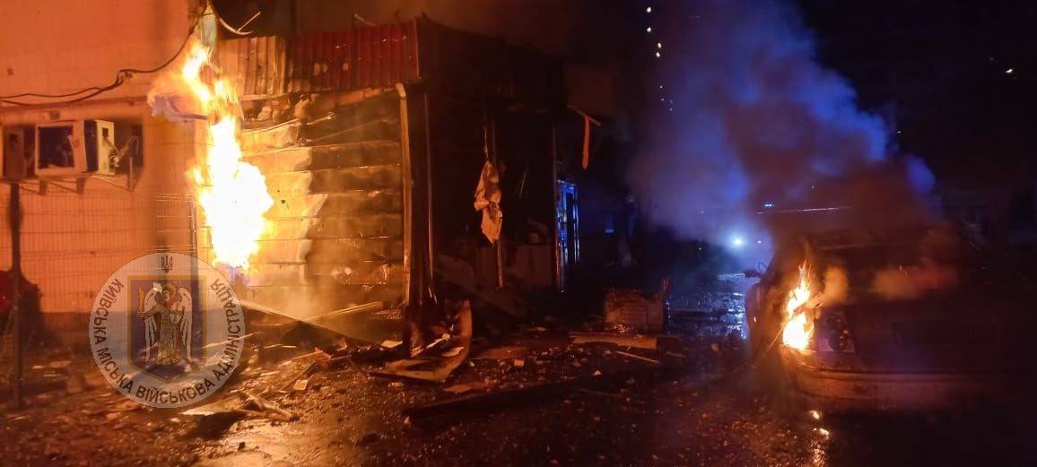 Russian drone hits Kyiv apartment building, injuring four