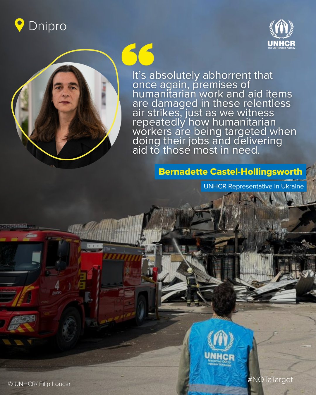 France condemns Russian shelling of UNHCR warehouse in Dnipro, two dead