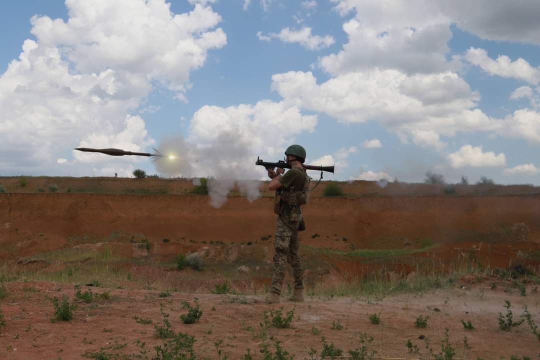 22nd Mechanized Brigade Infantry Train Combat Grenade Launcher Firing