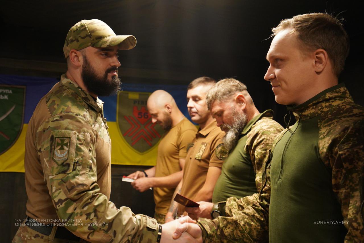 Burevii Brigade soldiers receive state awards for service to Ukraine