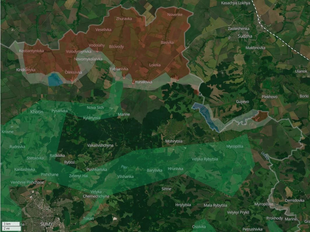 Ukrainiens lancent assaut sur Yunakivka après Andriivka