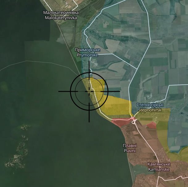 Drone attack by Vyriy Team on Russian soldier in Prymorske, Zaporizhzhia Oblast