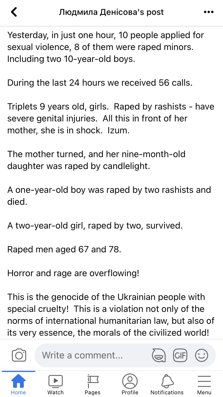Sexual violence by Russian soldiers against Ukrainian children