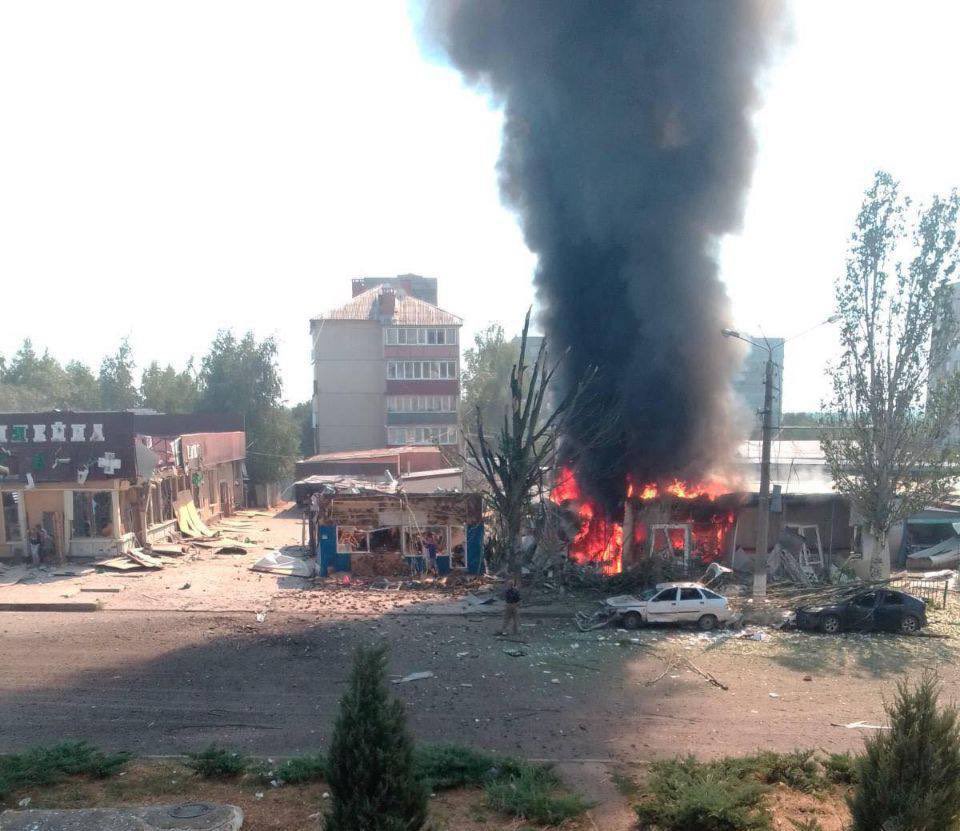 Russian terrorists target Bakhmut market to hinder civilian food access