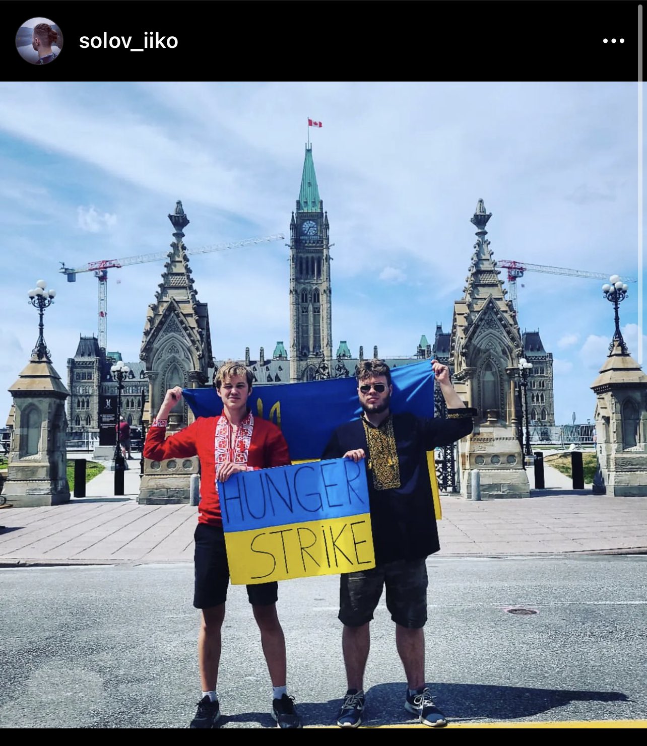 Canadians on hunger strike protest returning turbine to Russian terrorists