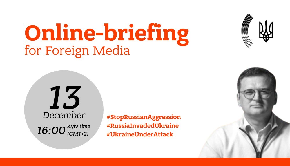 Ukraine’s Foreign Minister Kuleba to address press on Russian aggression