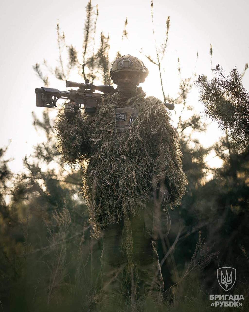 Morning greeting from the Rubizh National Guard Brigade at the front