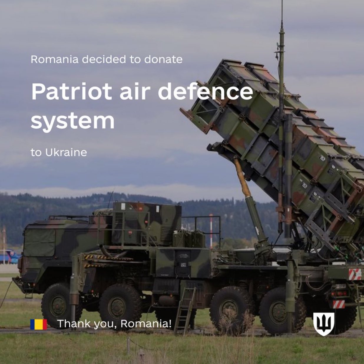 Romania commits Patriot system to Ukraine; others follow suit