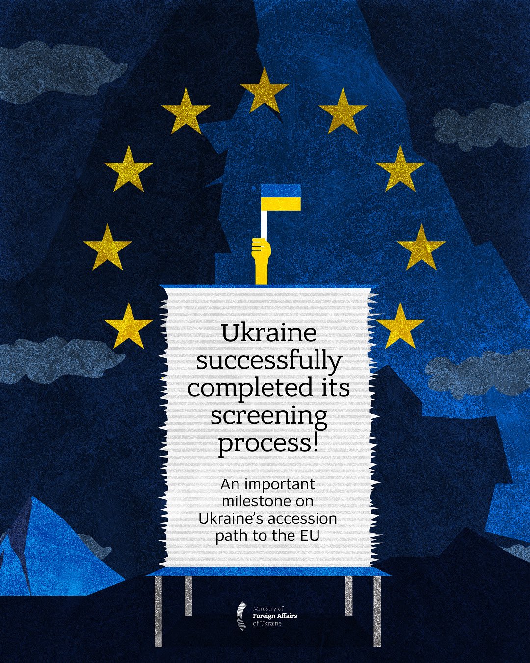 Ukraine completes EU bilateral screening, advancing membership path.