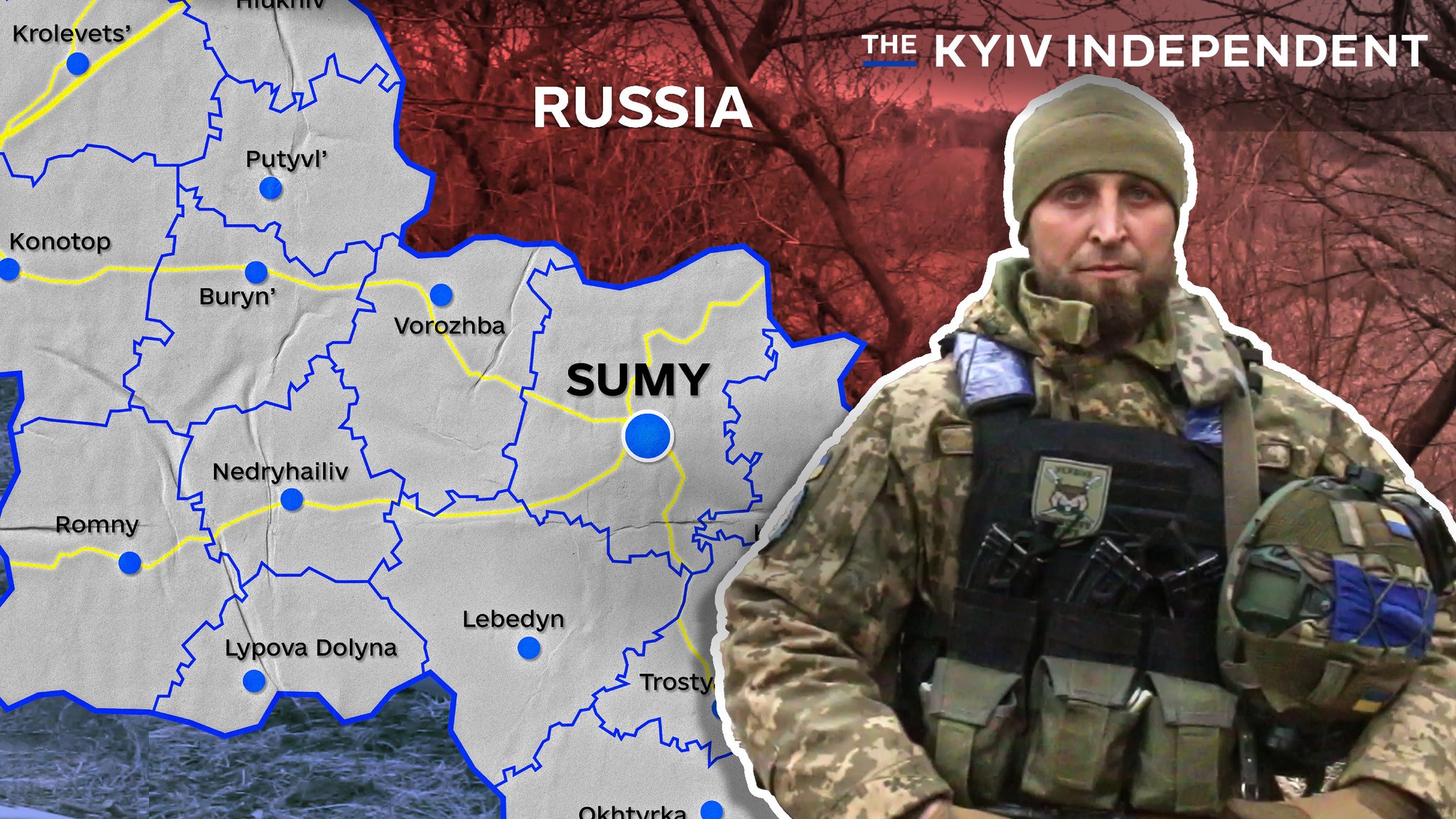 Kyiv Independent reports on Sumy Oblast defenses against intensifying Russian attacks